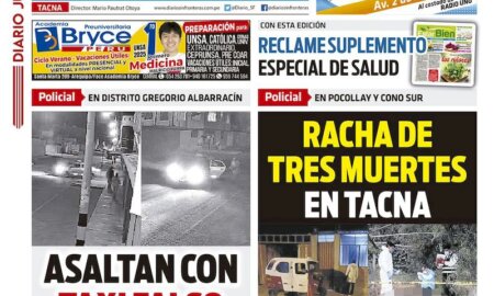 DIARIO SIN FRONTERAS TACNA