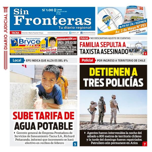 DIARIO SIN FRONTERAS TACNA