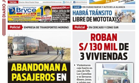 DIARIO SIN FRONTERAS TACNA