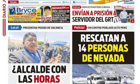 DIARIO SIN FRONTERAS TACNA