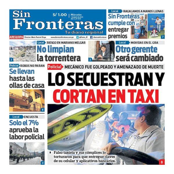 DIARIO SIN FRONTERAS AREQUIPA