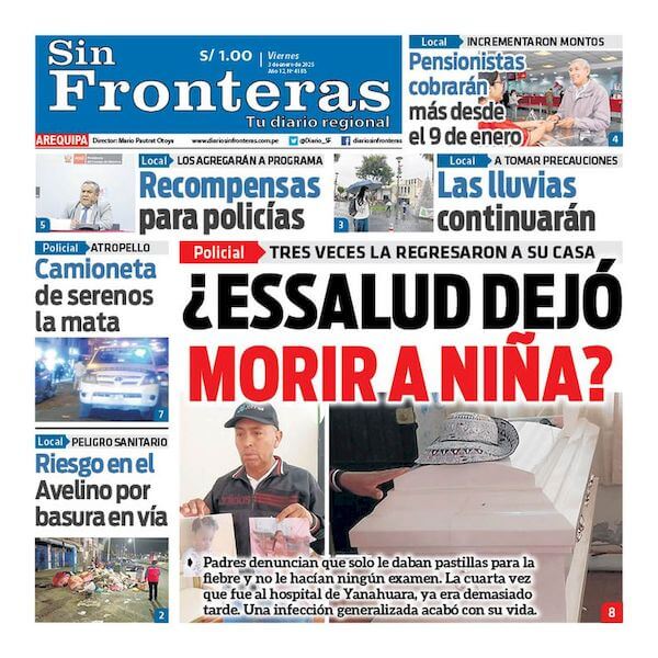 DIARIO SIN FRONTERAS AREQUIPA