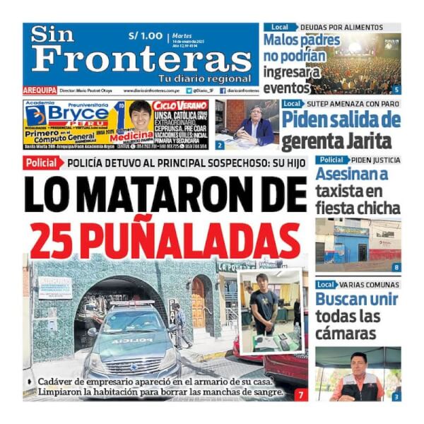 DIARIO SIN FRONTERAS AREQUIPA