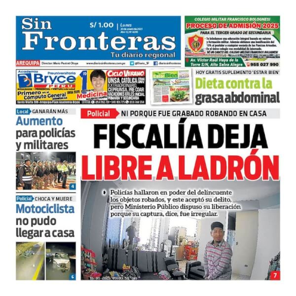 DIARIO SIN FRONTERAS AREQUIPA