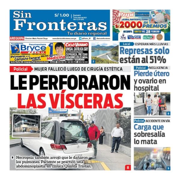 DIARIO SIN FRONTERAS AREQUIPA