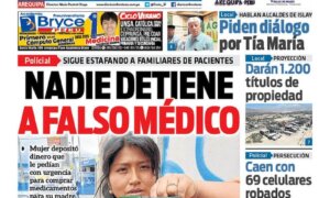 DIARIO SIN FRONTERAS AREQUIPA