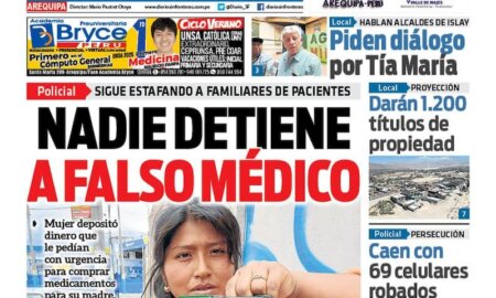 DIARIO SIN FRONTERAS AREQUIPA