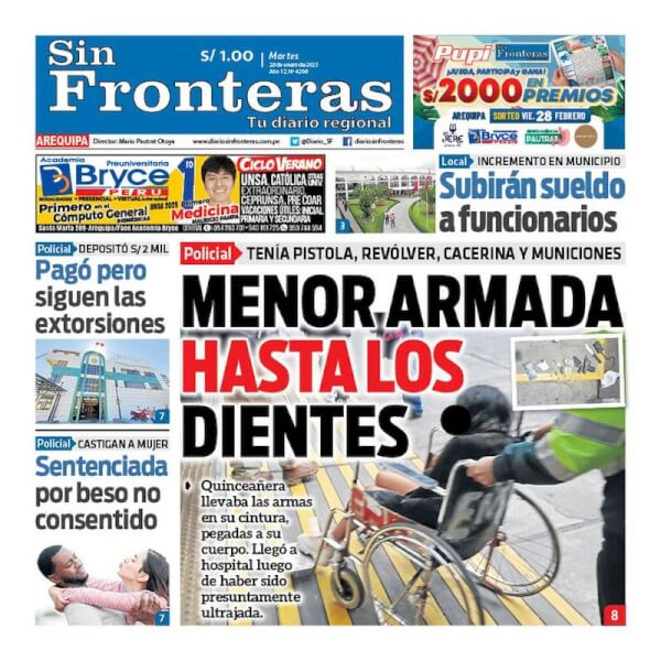 DIARIO SIN FRONTERAS AREQUIPA