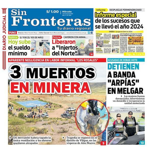 DIARIO SIN FRONTERAS PUNO