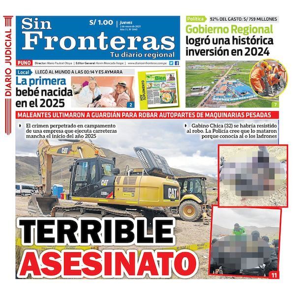 DIARIO SIN FRONTERAS PUNO