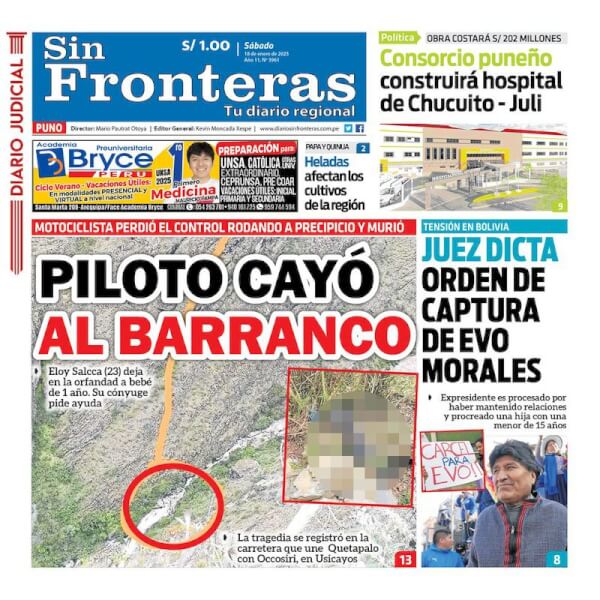 DIARIO SIN FRONTERAS PUNO