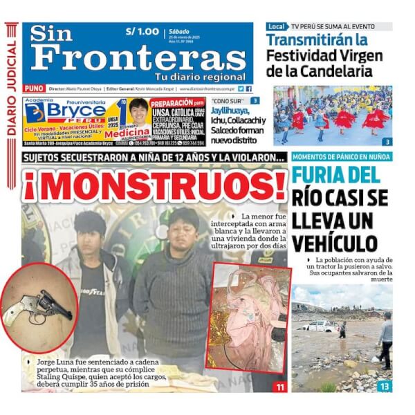 DIARIO SIN FRONTERAS PUNO