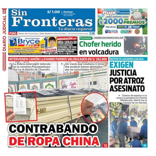 DIARIO SIN FRONTERAS PUNO