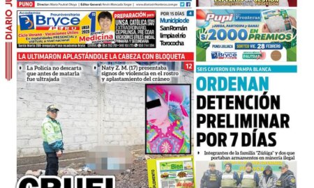 DIARIO SIN FRONTERAS PUNO