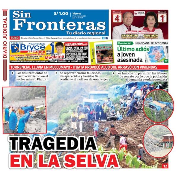 DIARIO SIN FRONTERAS PUNO