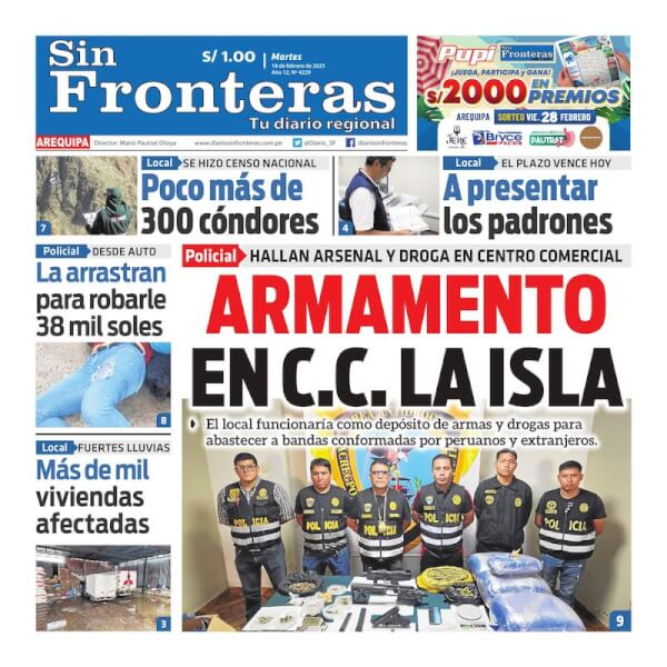 DIARIO SIN FRONTERAS AREQUIPA