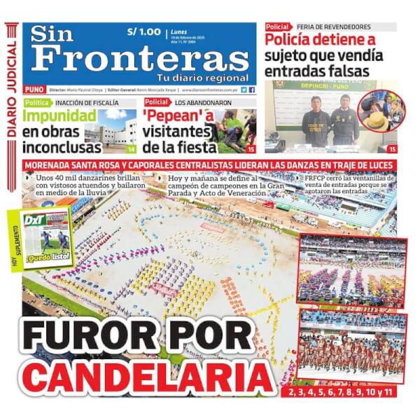 DIARIO SIN FRONTERAS PUNO