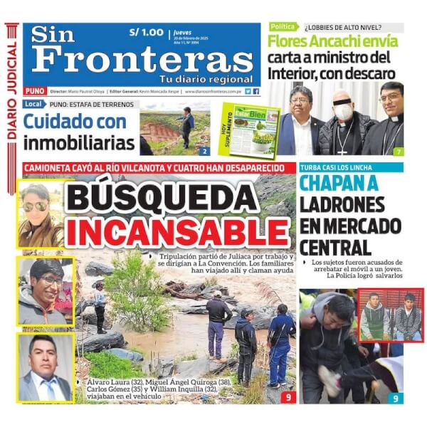 DIARIO SIN FRONTERAS PUNO