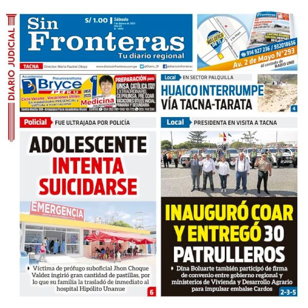 DIARIO SIN FRONTERAS TACNA