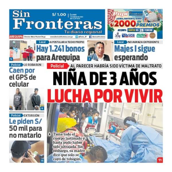 DIARIO SIN FRONTERAS AREQUIPA