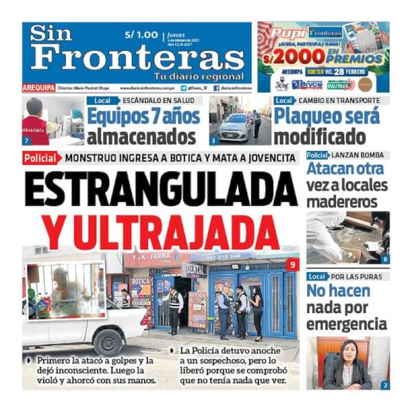 DIARIO SIN FRONTERAS AREQUIPA