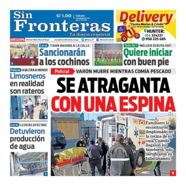 DIARIO SIN FRONTERAS AREQUIPA