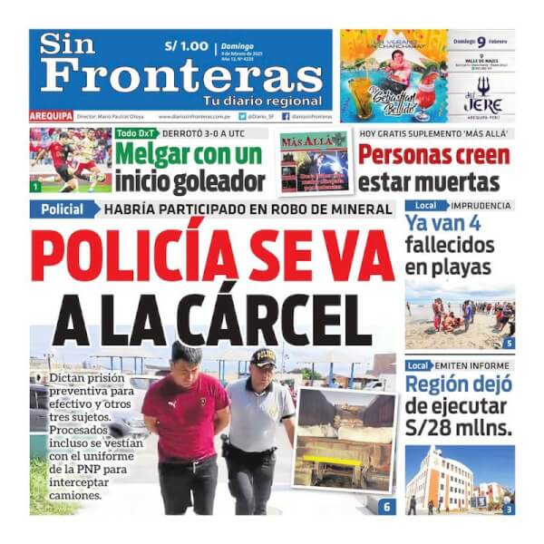 DIARIO SIN FRONTERAS AREQUIPA