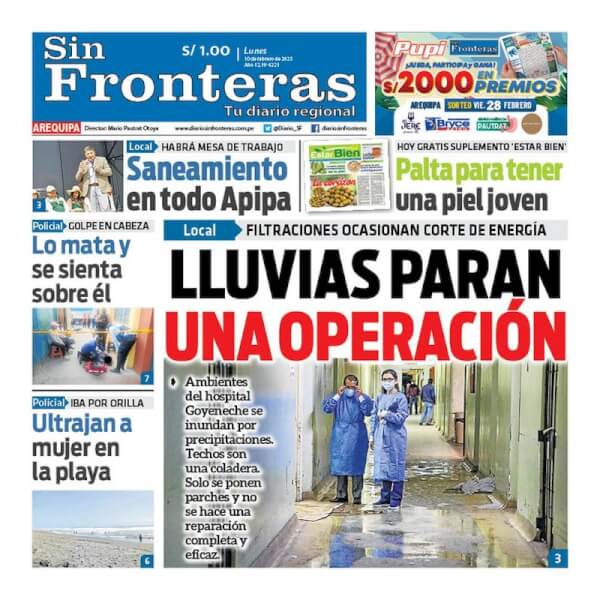 DIARIO SIN FRONTERAS AREQUIPA