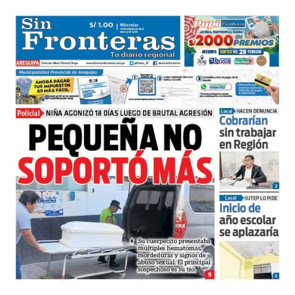 DIARIO SIN FRONTERAS AREQUIPA