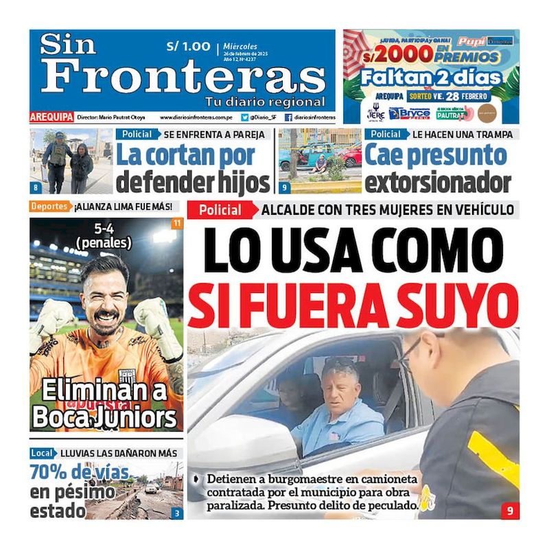 DIARIO SIN FRONTERAS AREQUIPA