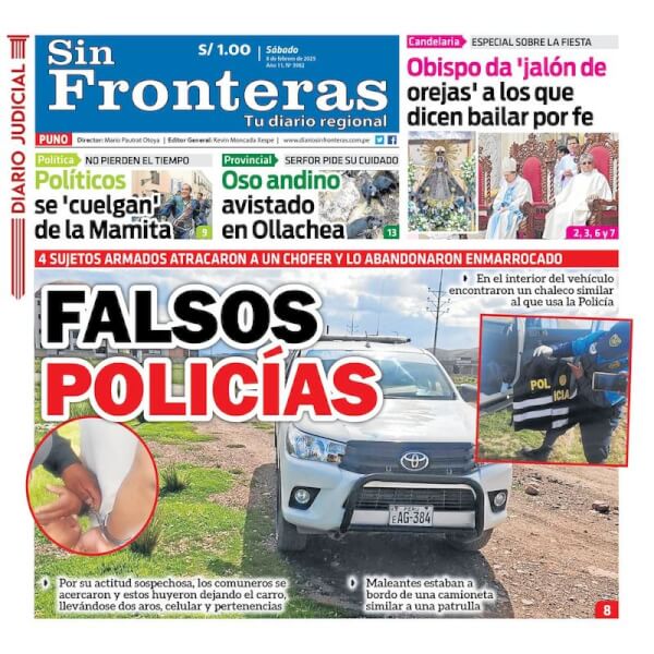 DIARIO SIN FRONTERAS PUNO