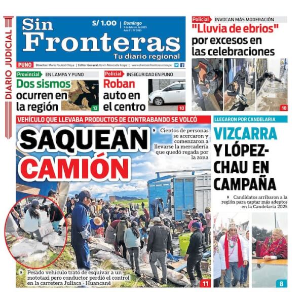 DIARIO SIN FRONTERAS PUNO