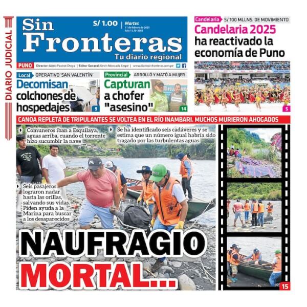 DIARIO SIN FRONTERAS PUNO