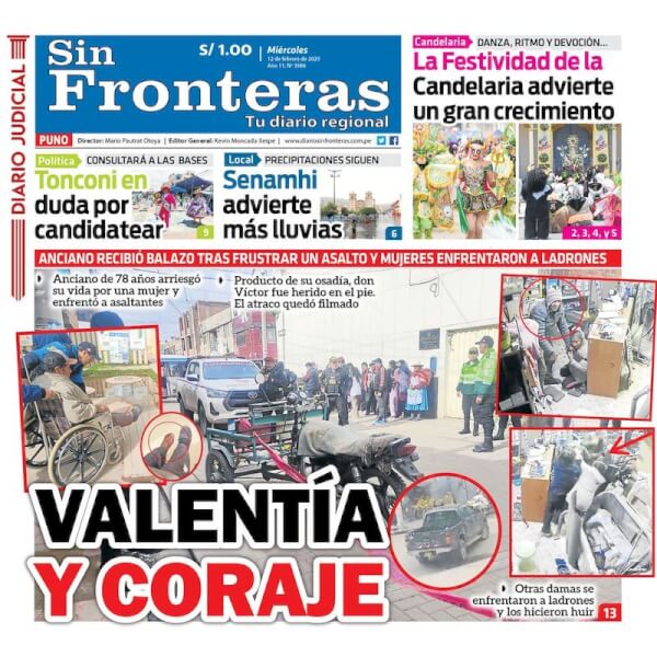 DIARIO SIN FRONTERAS PUNO