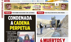 DIARIO SIN FRONTERAS TACNA