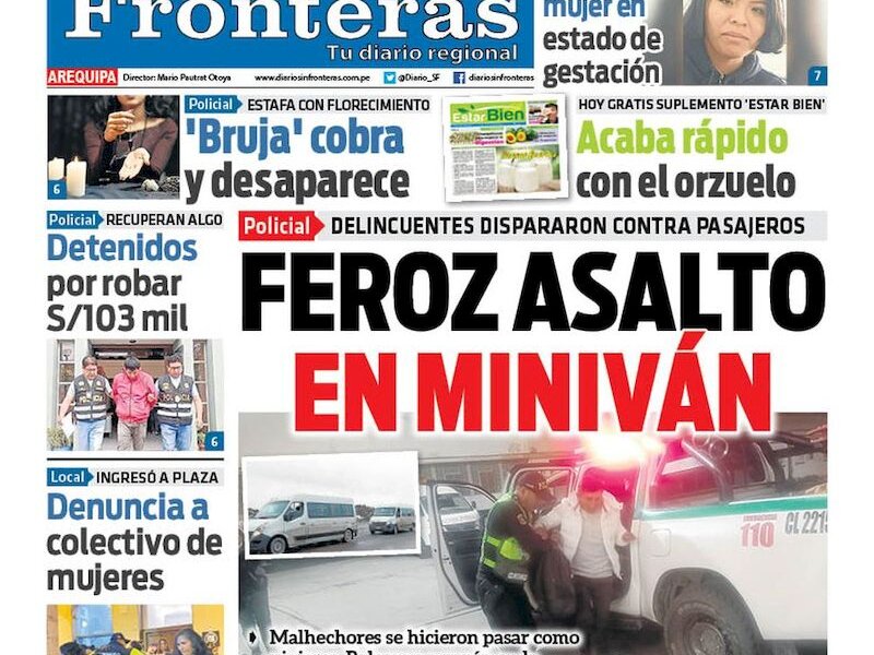 DIARIO SIN FRONTERAS AREQUIPA