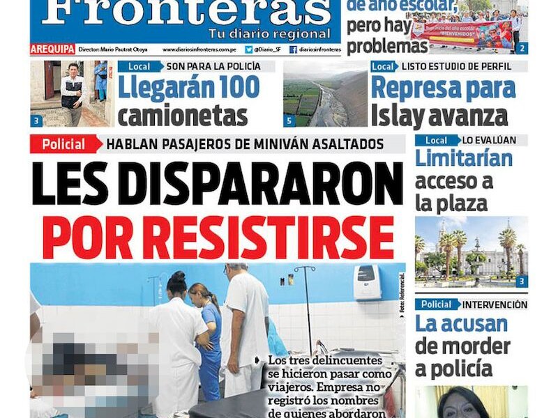 DIARIO SIN FRONTERAS AREQUIPA
