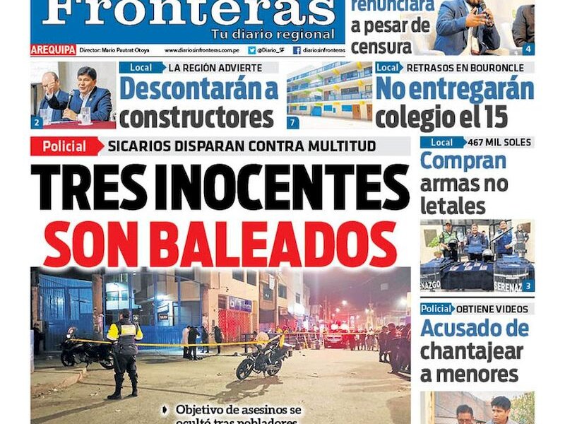 DIARIO SIN FRONTERAS AREQUIPA