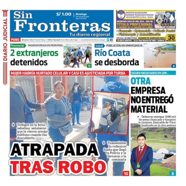 DIARIO SIN FRONTERAS PUNO