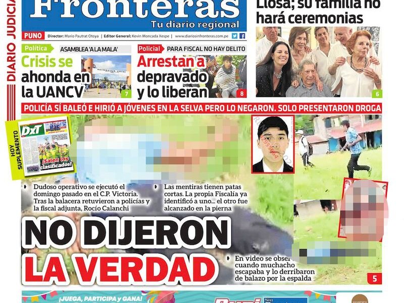 DIARIO SIN FRONTERAS PUNO