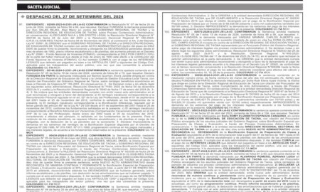 JUDICIALES TACNA
