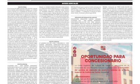 JUDICIALES TACNA