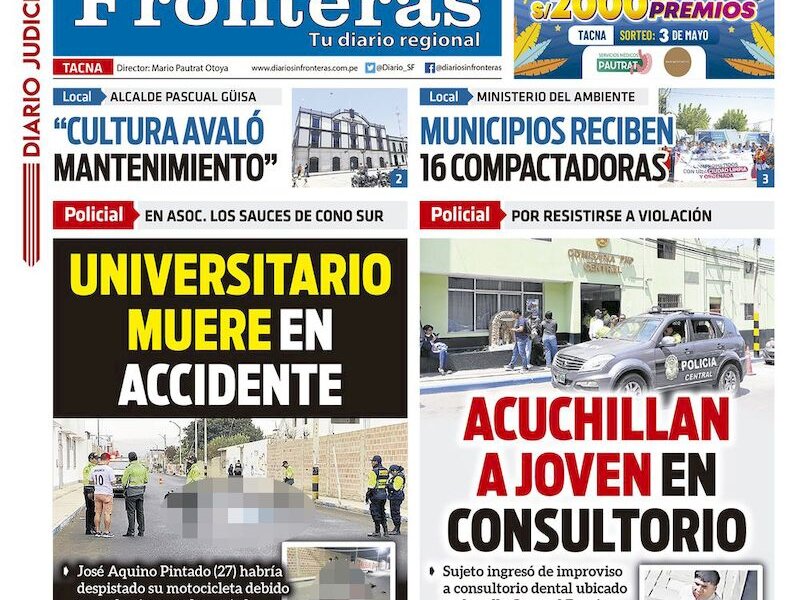 DIARIO SIN FRONTERAS TACNA