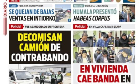 DIARIO SIN FRONTERAS TACNA