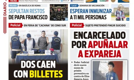 DIARIO SIN FRONTERAS TACNA