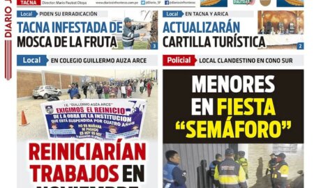 DIARIO SIN FRONTERAS TACNA