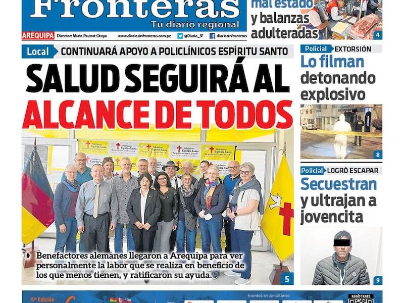 DIARIO SIN FRONTERAS AREQUIPA