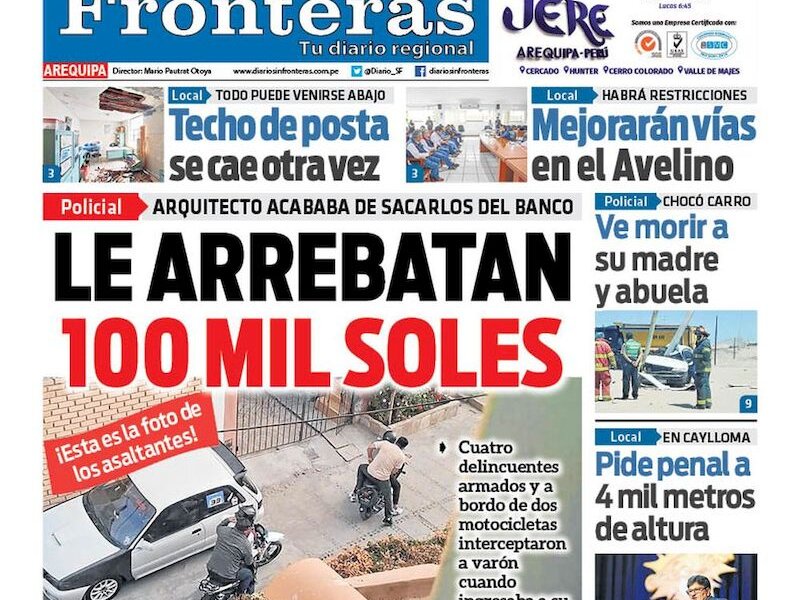DIARIO SIN FRONTERAS AREQUIPA