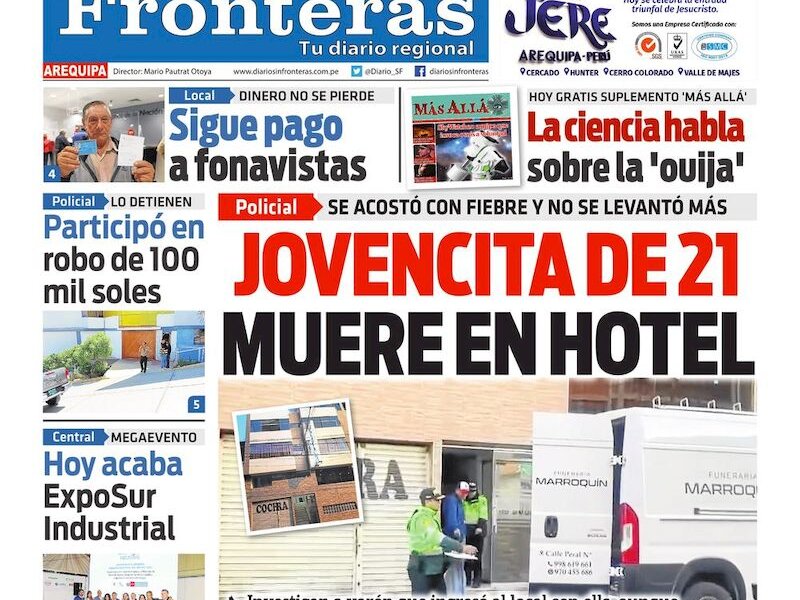 DIARIO SIN FRONTERAS AREQUIPA
