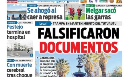 DIARIO SIN FRONTERAS AREQUIPA